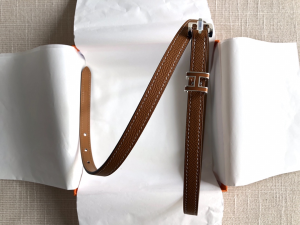 Luxury Womens Belts Hermes Pop H 15 Belt in Tan Epsom Calfskin 15MM A191PP240 AA146815