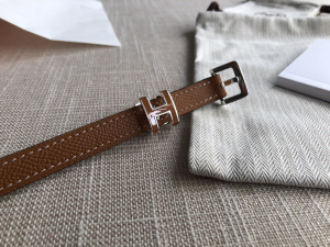 Luxury Womens Belts Hermes Pop H 15 Belt in Tan Epsom Calfskin 15MM A191PP240 AA146815