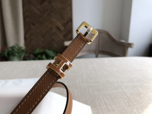 Luxury Womens Belts Hermes Pop H 15 Belt in Tan Epsom Calfskin 15MM A191PP240 AA146823