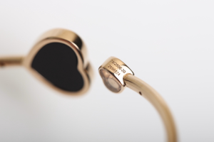 Luxury Womens Jewelry Chopard Happy Hearts Bracelets Black A205PP320 AA146906