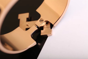 Luxury Womens Jewelry Hermes Clic Clac H Wide Bracelet Black A205PP240 AA146901