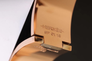 Luxury Womens Jewelry Hermes Clic Clac H Wide Bracelet Grey A205PP240 AA146903