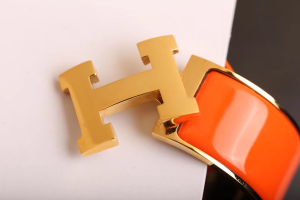 Luxury Womens Jewelry Hermes Clic Clac H Wide Bracelet Orange A205PP240 AA146899