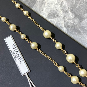 Luxury Womens Jewelry Chanel Gold Star Pearls Necklaces A205PP180 AA146878