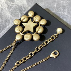 Luxury Womens Jewelry Chanel Gold Star Pearls Necklaces A205PP180 AA146878