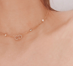 Luxury Womens Jewelry Dior Clair D Lune Necklace A205PP160 AA146894