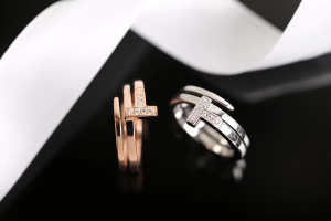 Tiffany T Square Wrap Diamond Ring 