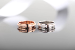 Tiffany T Two Narrow Diamond Ring 