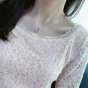 Luxury Womens Jewelry Van Cleef Arpels Butterfly Pendant Necklace A205PP280 AA146882