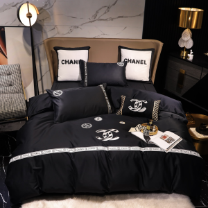 Chanel Comforter Bedding Set Black Chanel Comforter Bedding Set Black