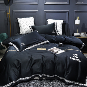 Chanel Comforter Bedding Set Black Chanel Comforter Bedding Set Black