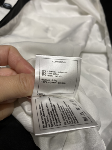 Luxury Womens Clothing Chanel Allover CC Logo Lace Tops White SML A40PP480 AA146989