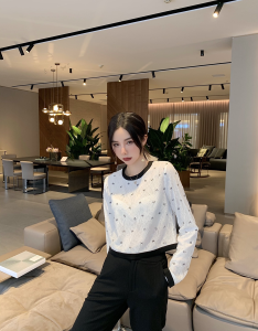 Luxury Womens Clothing Chanel Allover CC Logo Lace Tops White SML A40PP480 AA146989