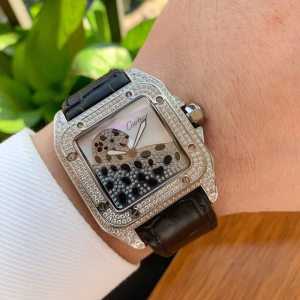 Cartier Diamonds Santos De Cartier Watch 411MM 