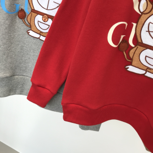 Luxury Womens Clothing Gucci x Doraemon Cotton Sweatshirt Red SML A29PP350 AA147177