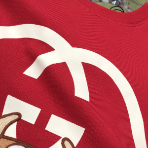 Luxury Womens Clothing Gucci x Doraemon Cotton Sweatshirt Red SML A29PP350 AA147177