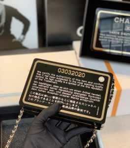 Luxury Womens Handbags Chanel Black Card Evening Clutch A118PP1450 AA147223