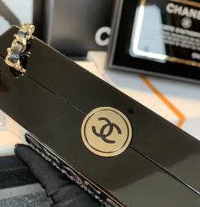 Luxury Womens Handbags Chanel Black Card Evening Clutch A118PP1450 AA147223