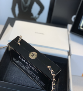 Luxury Womens Handbags Chanel Black Card Evening Clutch A118PP1450 AA147223