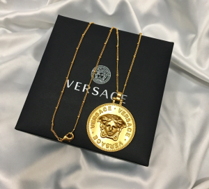 Versace Gold Medusa Necklace 