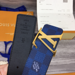 Luxury Mens Belts Louis Vuitton LV Initiales Leather Belt 40MM A28PP240 AA147262