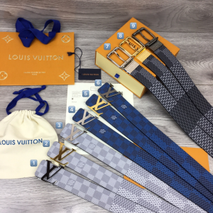 Luxury Mens Belts Louis Vuitton LV Initiales Leather Belt 40MM A28PP240 AA147262