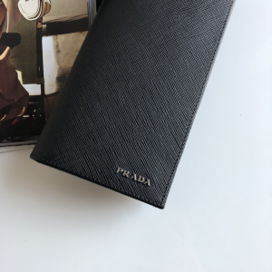 Luxury Mens Wallets Prada Mens Long Wallet 2M0836 9x19CM A101PP280 AA147283