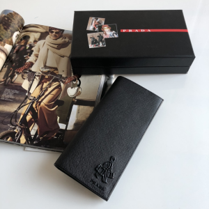 Luxury Mens Wallets Prada Mens Long Wallet 2M0836 9x19CM A101PP280 AA147284