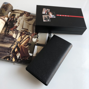 Luxury Mens Wallets Prada Mens Long Wallet 2M0836 9x19CM A101PP280 AA147284