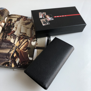 Luxury Mens Wallets Prada Mens Long Wallet 2M0836 9x19CM A101PP280 AA147286