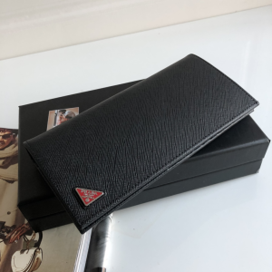 Luxury Mens Wallets Prada Mens Long Wallet 2M0836 9x19CM A101PP280 AA147286
