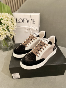 Chanel Multicolor Velvet Lace Up Sneakers 