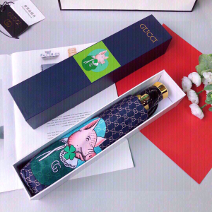 Luxury Womens Umbrella Gucci Luxury GG Umbrella Blue A144PP100 AA147358