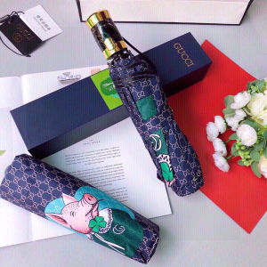 Luxury Womens Umbrella Gucci Luxury GG Umbrella Blue A144PP100 AA147358