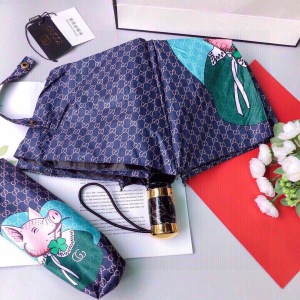 Luxury Womens Umbrella Gucci Luxury GG Umbrella Blue A144PP100 AA147358