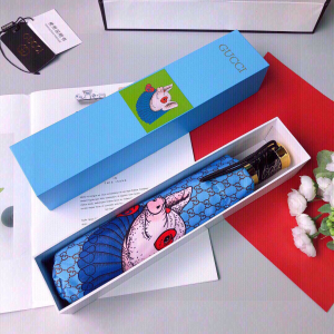 Luxury Womens Umbrella Gucci Luxury GG Umbrella Blue A144PP100 AA147363