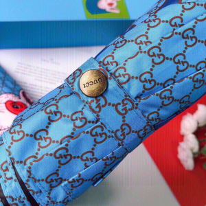 Luxury Womens Umbrella Gucci Luxury GG Umbrella Blue A144PP100 AA147363