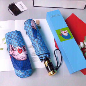 Luxury Womens Umbrella Gucci Luxury GG Umbrella Blue A144PP100 AA147363
