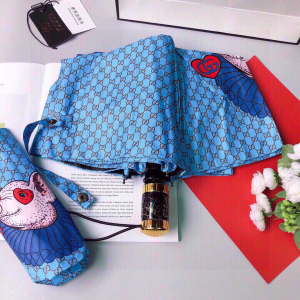 Luxury Womens Umbrella Gucci Luxury GG Umbrella Blue A144PP100 AA147363