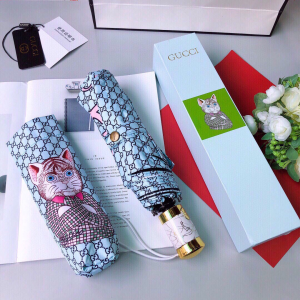 Luxury Womens Umbrella Gucci Luxury GG Umbrella Blue A144PP100 AA147367