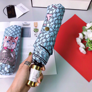 Luxury Womens Umbrella Gucci Luxury GG Umbrella Blue A144PP100 AA147367