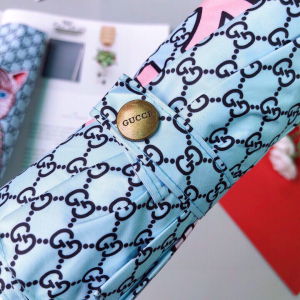 Luxury Womens Umbrella Gucci Luxury GG Umbrella Blue A144PP100 AA147367