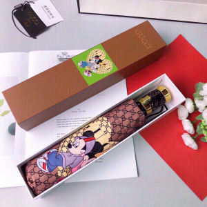 Luxury Womens Umbrella Gucci Luxury GG Umbrella Brown A144PP100 AA147361