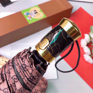 Luxury Womens Umbrella Gucci Luxury GG Umbrella Brown A144PP100 AA147361