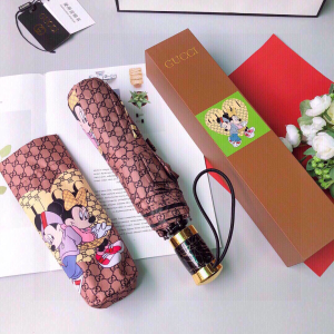 Luxury Womens Umbrella Gucci Luxury GG Umbrella Brown A144PP100 AA147361