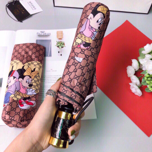 Luxury Womens Umbrella Gucci Luxury GG Umbrella Brown A144PP100 AA147361