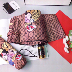 Luxury Womens Umbrella Gucci Luxury GG Umbrella Brown A144PP100 AA147361