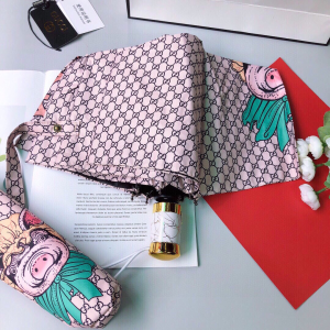 Luxury Womens Umbrella Gucci Luxury GG Umbrella Pink A144PP100 AA147356