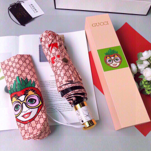 Luxury Womens Umbrella Gucci Luxury GG Umbrella Pink A144PP100 AA147359