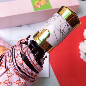 Luxury Womens Umbrella Gucci Luxury GG Umbrella Pink A144PP100 AA147362